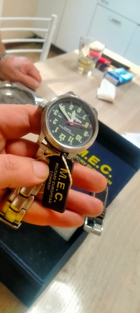 OROLOGIO MILITARY EUROPEAN Company MEC automatico doppio cinturino