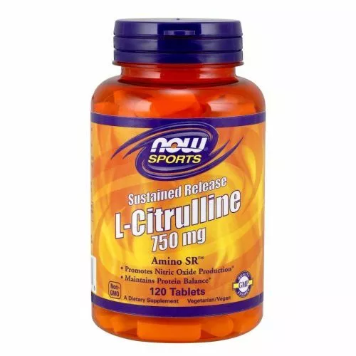 L-CITRULLINE 750 MG 90 Capuchons Par Now Foods