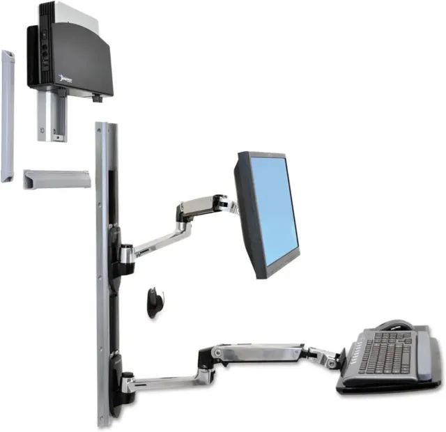 Ergotron LX Wall Mount System | 45-253-026 | PC, Keyboard, Monitor Wall Mount