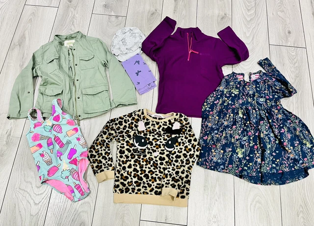Pacchetto Abbigliamento Ragazze Taglia 5-6 Anni 15 Articoli Successivi, Magazzino Montagna, H&M