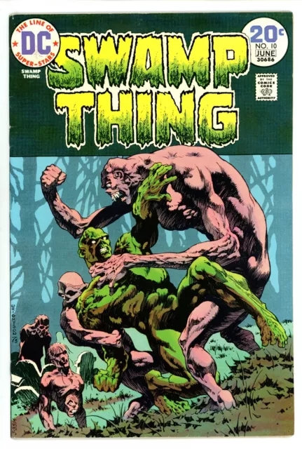 Swamp Thing Vol 1 10 FN/VF (7.0) DC (1974) Wrightson