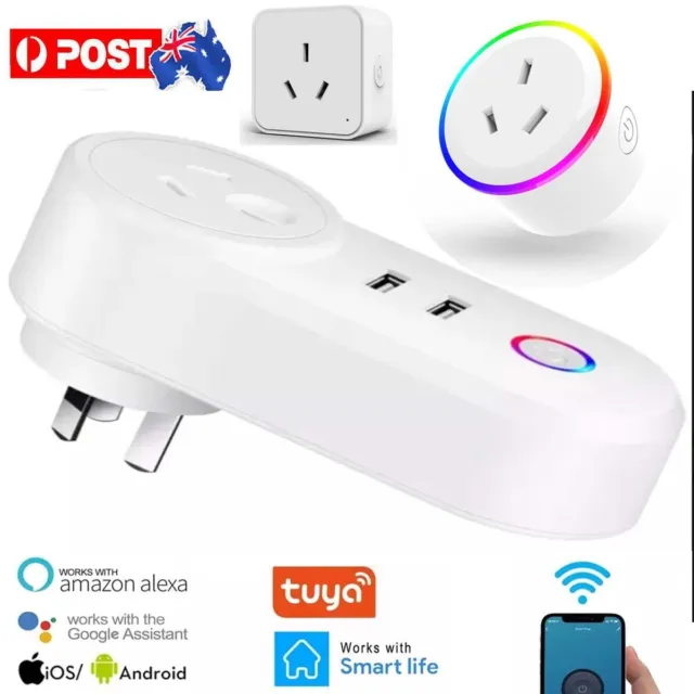 Smart Home Power Socket Wireless WIFI AU Plug Switch Remote Control 1/2/3/4/6/8x