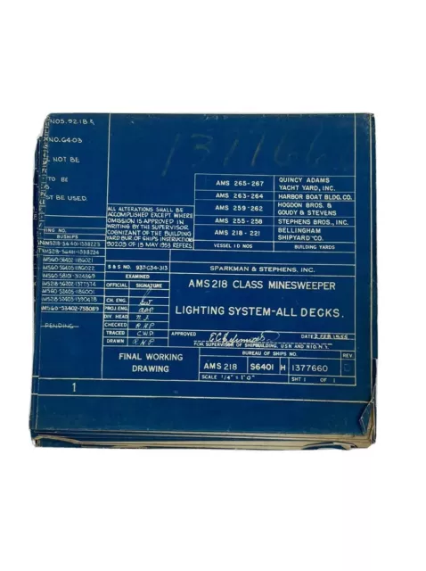 AMS/MSC 218 class minesweeper blueprints