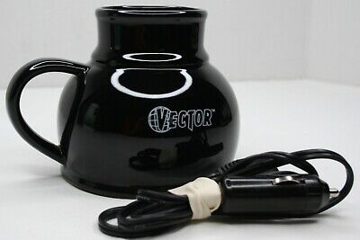 12V Heated Travel Mug Vector Trucker Cup Auto Hot Coffee Tea large bottom