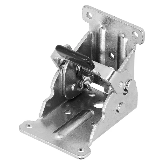 90° Hinge Aluminum Alloy Self‑Locking Foldable Table Leg Bracket Accessories☜