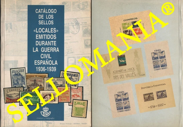 Espagne-GUERRE CIVILE. Bisaura de Ter. 50 centimes et 1 peseta. 23 mai