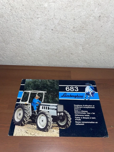 BROCHURE PROSPEKT PROSPECTUS TRACTEUR LAMBORGHINI 683 trattore-same ...