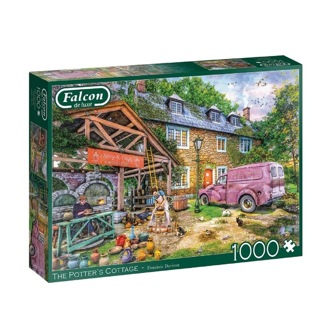 Jumbo 11307 Falcon - The Country Diary 4 Seasons 1000 Teile Puzzle