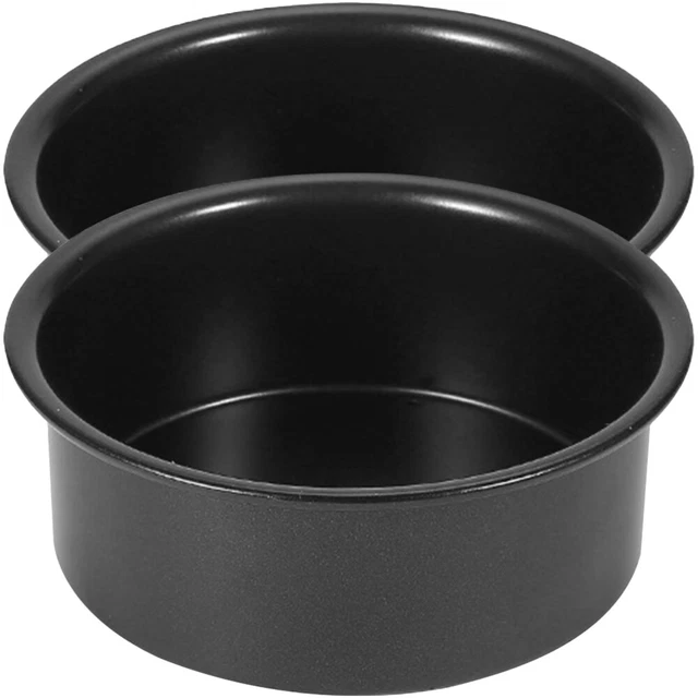 2 pz stampo per torta vivente 11,5 x 11,5 x 4 cm acciaio inossidabile