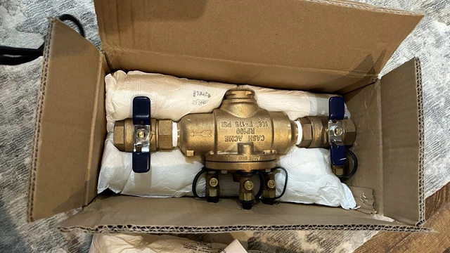 New Open Box Cash Acme 1"  Reduced Pressure Zone Backflow Preventer