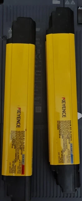 KEYENCE GLR : GL-R12H Safety LIGHT CURTAIN TRANSMITTER & RECEIVER ...