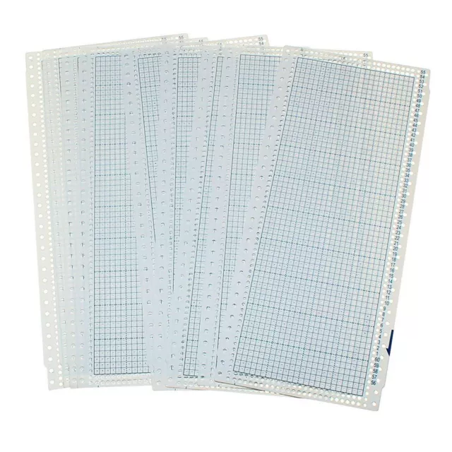 10pcs For Brother KH881 KH260 Knitting Machines Blank Punch Cards 24 Stitches BS