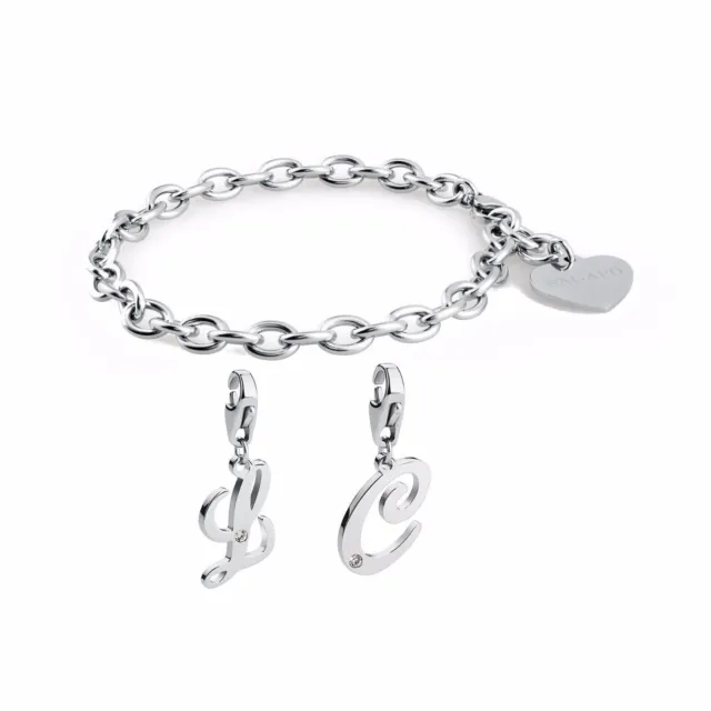 Sagapo Bracciale 2 Lettere SHAC2