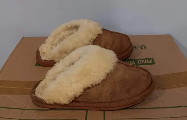 sonoma life and style size 6 womens shearling slippers