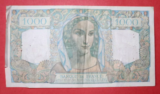 billet 1000 francs Minerve et Hercule 20-4-1950  n°81