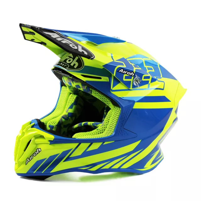 Airoh Twist 2.0 Cairoli Replica Off Road Motocross Motorcycle Bike Crash Helmet