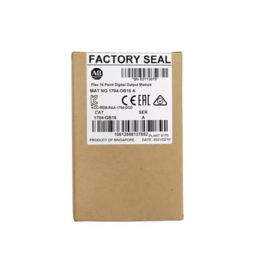 AB 1794-OB16 FLEX 16-Point Digital Output Module New Sealed PLC