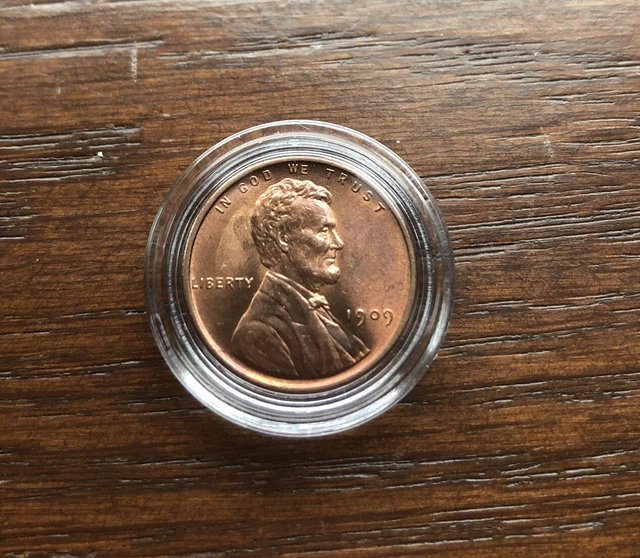 1909 Vdb Lincoln Wheat Penny In Stunning Red Choice Gem Bu Condition!!