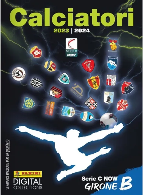 GIRONE B - Serie C Calciatori Panini 2023-2024 Album Ristampa Cartaceo A4  Colore EUR 4,60 - PicClick IT