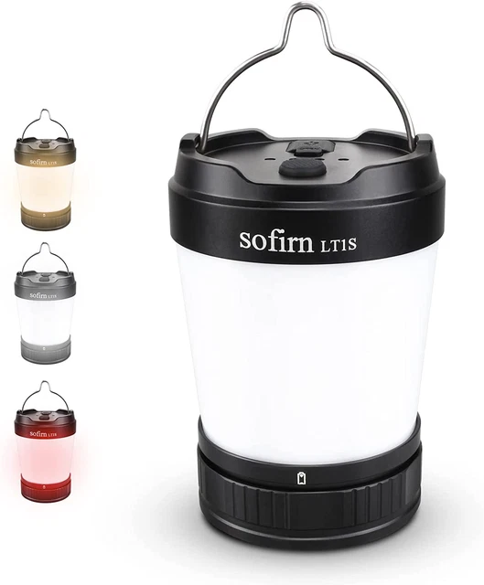 LT1S LED Camping Lantern, Rechargeable Lantern with Dimmable 2700K - 6500K Light