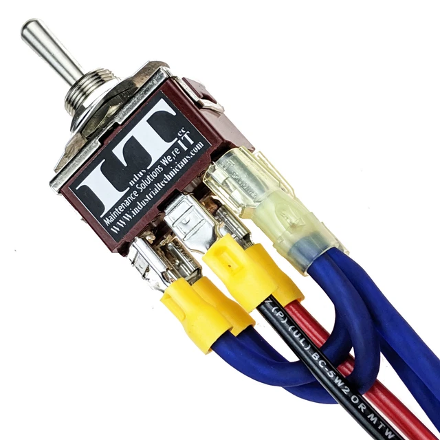 INDUSTEC MOTOR REVERSE Polarity - Toggle Switch Momentary 20A 3 pos 12V ...
