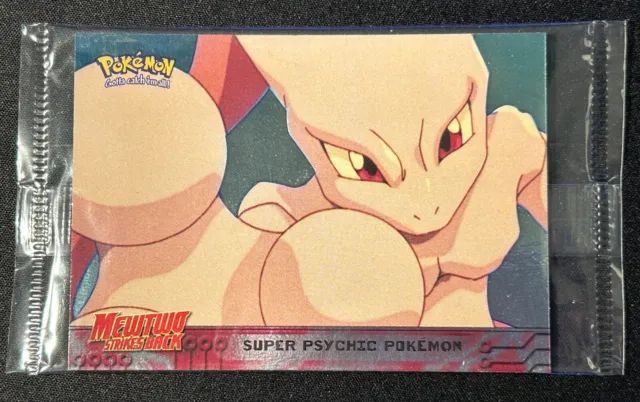 SEALED Pokemon Card Super Psychic Pokemon Mewtwo Strikes Back Holo Promo Topps