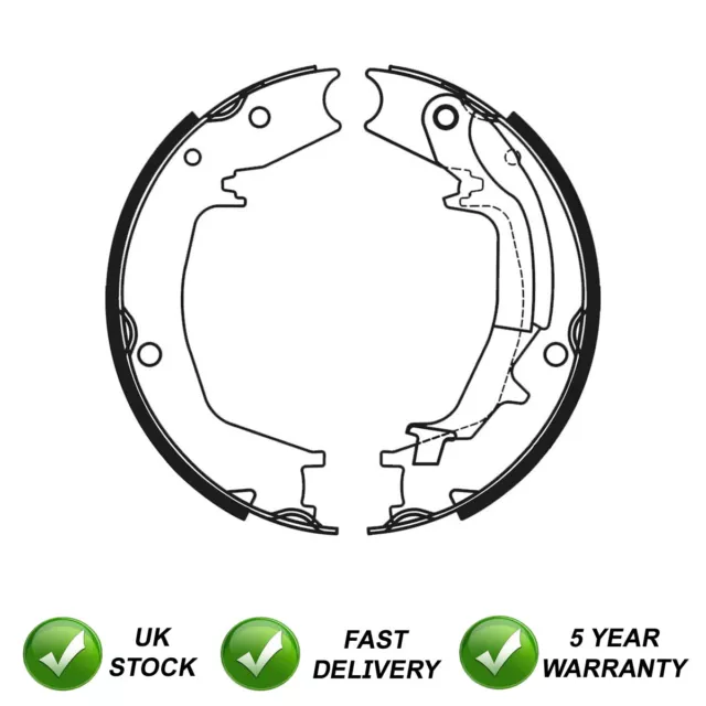 Fits Kia Sportage Hyundai Tucson Santa Fe SJR Rear Hand Brake Shoes Set