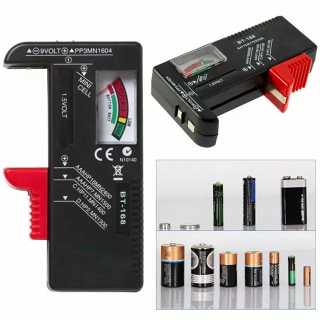 Battery Tester Button Cell Volt Tester Checker Indicator NEW Universal ~~Fast