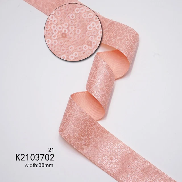 Ruban 25 verges par rouleau 1,5 pouce 75 mm Ruban à paillettes