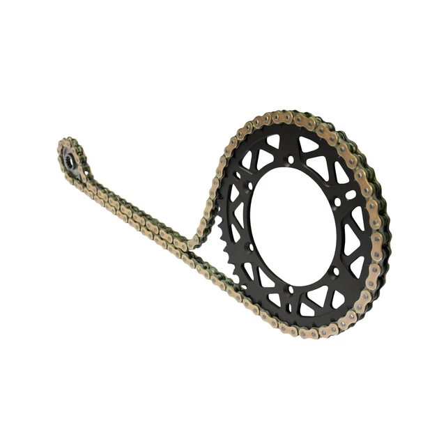 SCAR Tendi Catena Ergal Compatibile con KAWASAKI KX KXF KXX 125 250 450 03-22 - Rosso