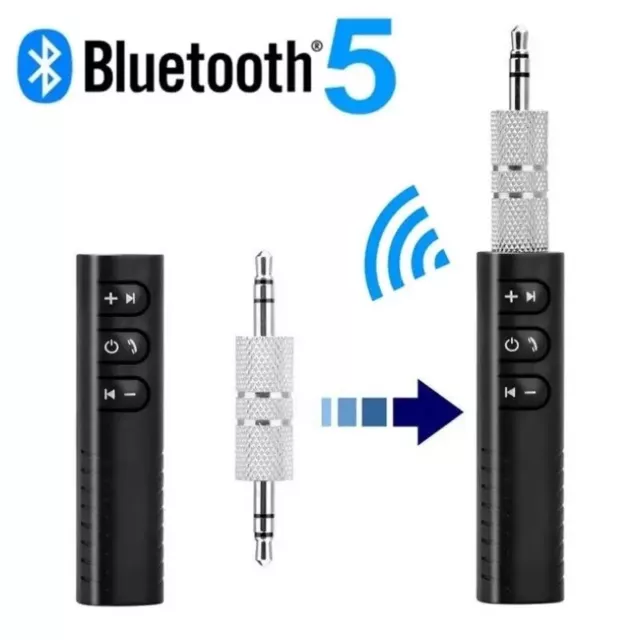 Transmetteur / récepteur Bluetooth 5.0, adaptateur audio sans fil Taotronics  2-en-1 3,5 mm (aptx faible latence, 2 appareils simultanément, pour système  de son TV / maison