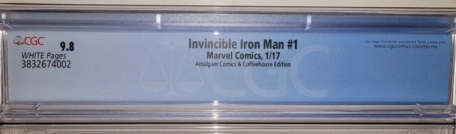 Invincible Iron Man 1 (2017) CGC 9.8!! AMALGAM COMICS VARIANT!! RIRI !!  SCARCE! 4