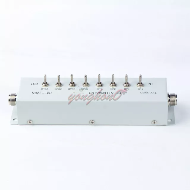 1PCS NEW 0 - 82DB VARIABLE/ STEP ATTENUATOR 50 OHM for Ham Radio Transmitter