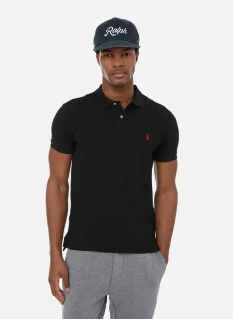 Polo Ralph Lauren Herren Poloshirt, Schwarz, Größe XXL