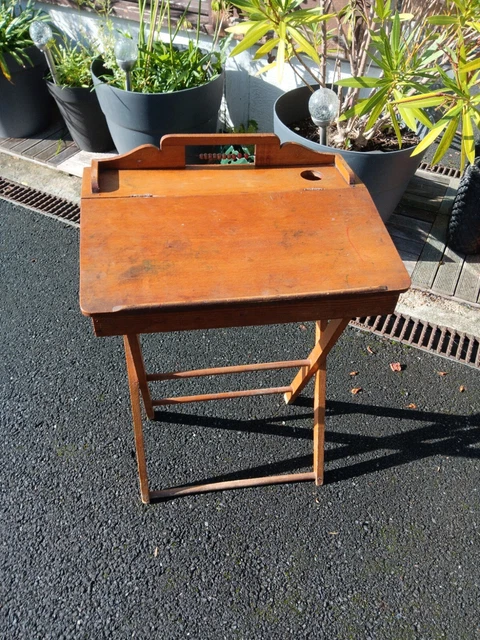 Pupitre / Bureau d'écolier pliable