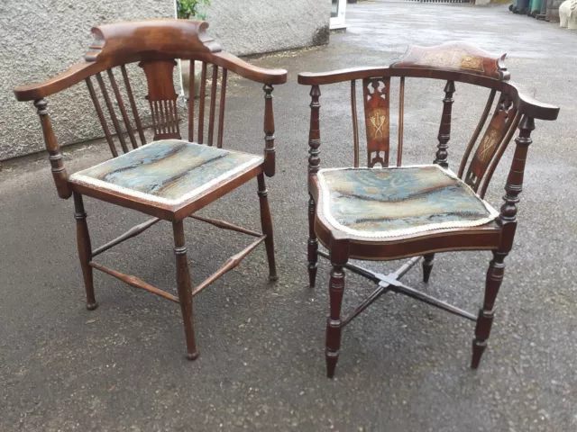 antique corner chairs