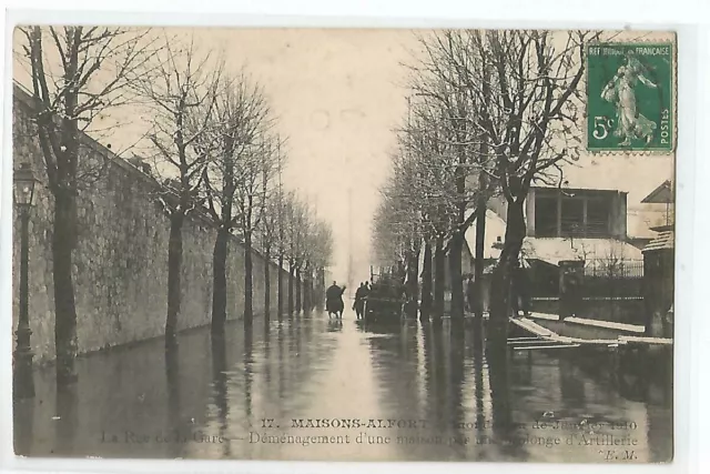 94 Houses Alfort Floods 1910 Rue De La Gare One House Move