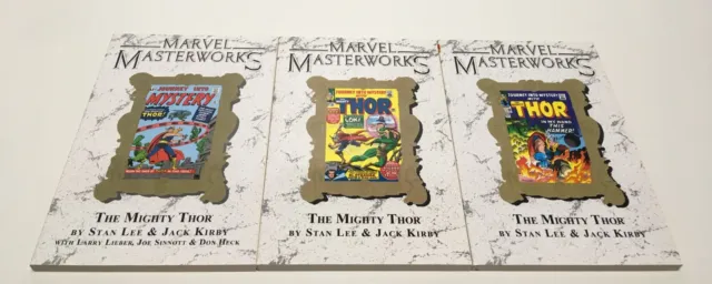 MMW Marvel Masterworks Thor Vol 1, 2, 3 (18, 26, 30) New Unread Mint *RARE*