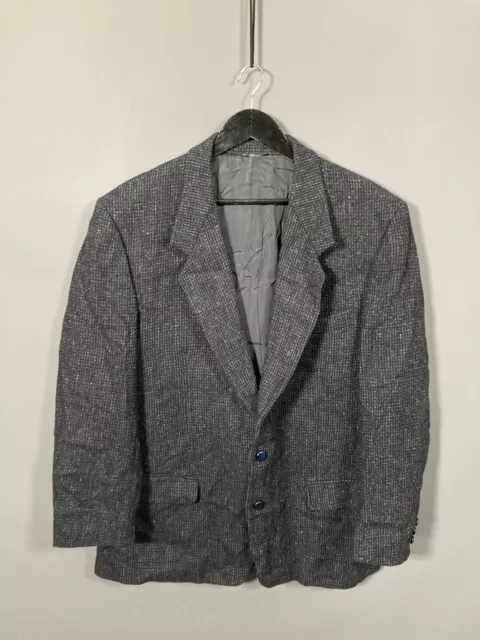 HARRIS TWEED Blazer/Jacket - Size 46R - Grey - Great Condition - Men’s