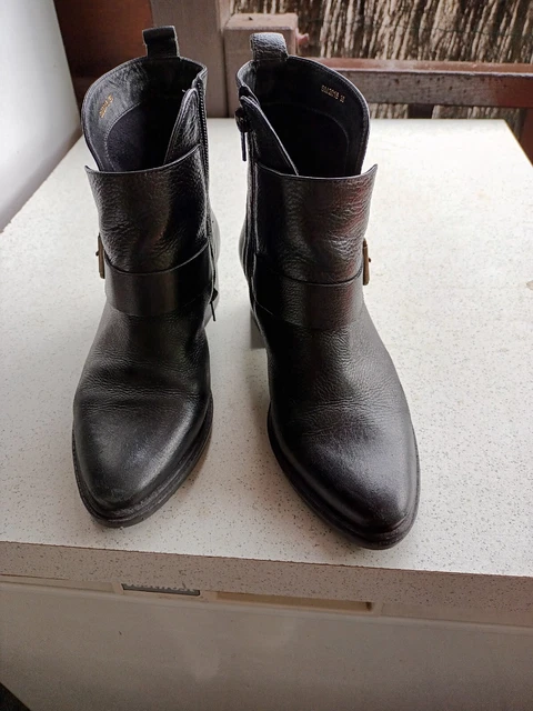 Bottines femme SAN MARINA  Cuir Noir T 36 occasion