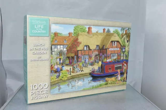 Wh Smith Life In The Country 1000 Piece Jigsaw Puzzle Lunch In The Pub Garden