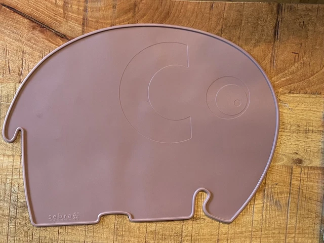 Sebra Platzdecke Fanto der Elefant Silikon 43x33cm Altrosa