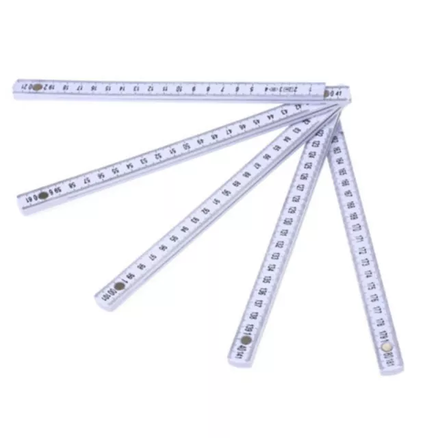 Outil Folding Ruler Dessus 2Meters ABS Plastique Pliable Durable Haute Qualité