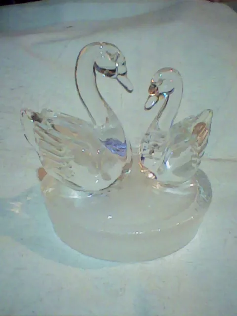 RCR Royal Crystal Rock Pair of Swans