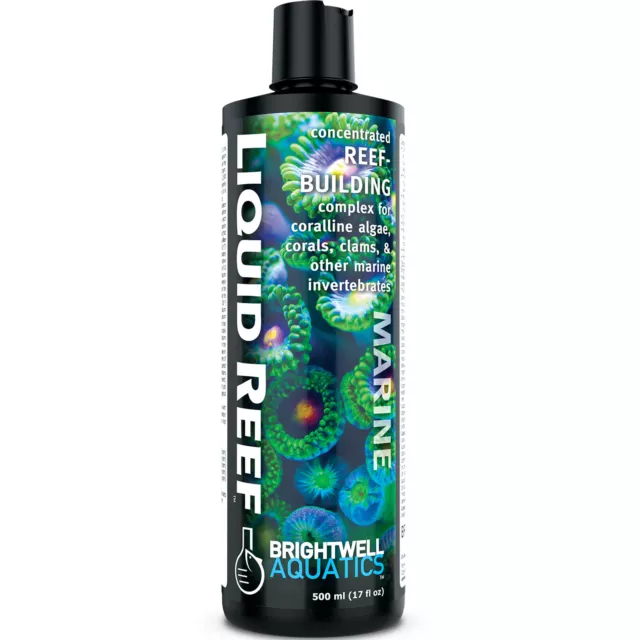 Brightwell Aquatics Liquid Reef 500mL Concentrated Coral Reef Building Complex