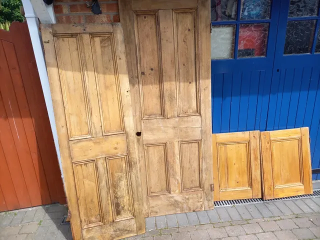 2 Victorian Pine Internal Doors