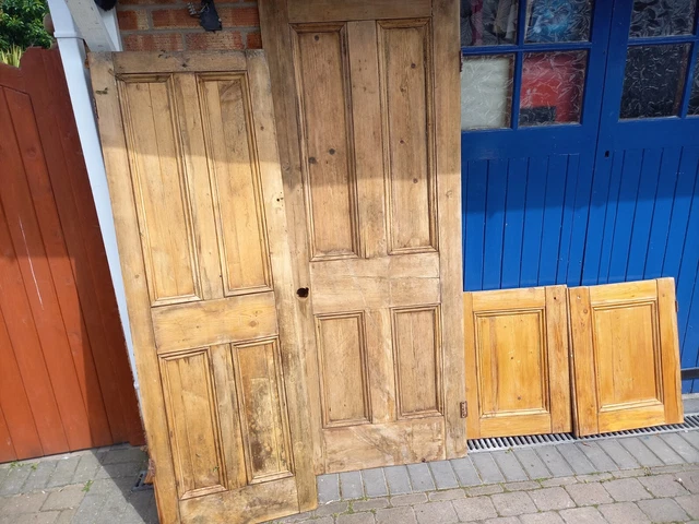 2 Victorian Pine Internal Doors