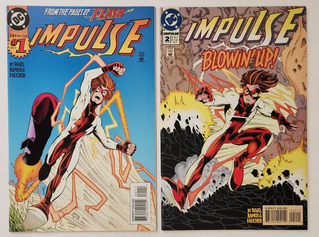 Impulse #1-2 Set (1995, DC) NM- Mark Waid Humberto Ramos