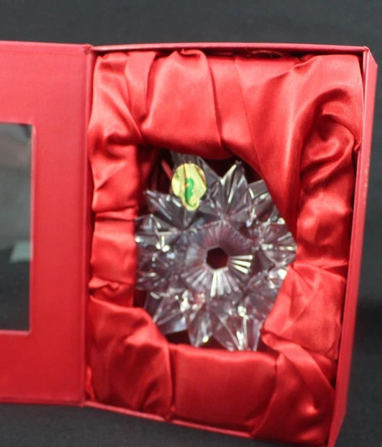 Waterford Crystal Snow Crystals Annual Ornament 2015