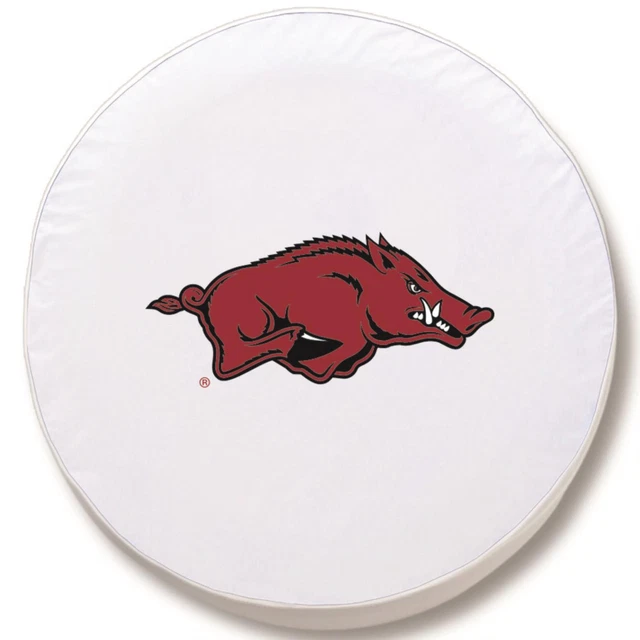 Holland Bar Stool Tire Cover With White Vinyl Finish TCFArknUnWT